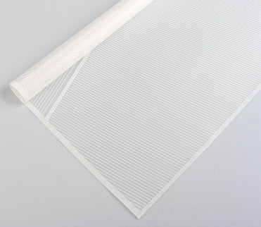 Ambalaj waterproof 60x60cm transparent dungi albe