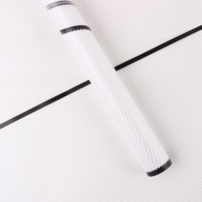 Ambalaj waterproof 60x60cm transparent dungi albe si negre