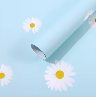 Ambalaj waterproof daisy albastru