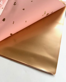 Ambalaj waterproof duo auriu roz pete