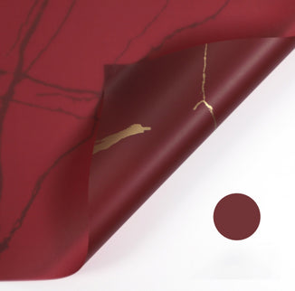 Ambalaj waterproof marmur burgundy cu auriu