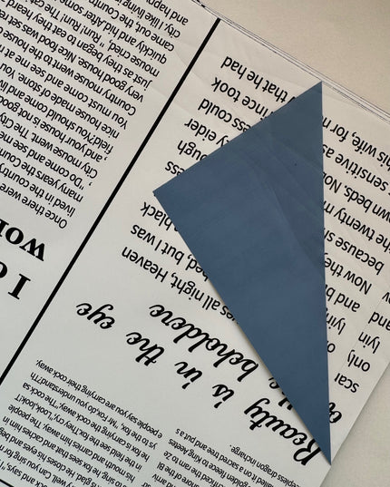 Ambalaj waterproof 60x60cm ziar alb denim