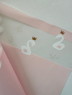 Ambalaj waterproof roz lebede