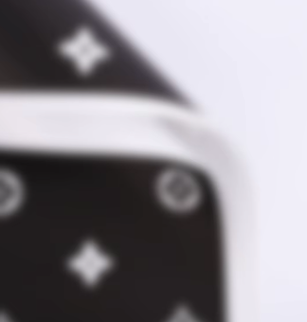 Ambalaj waterproof 60x60cm LV negru margine alba