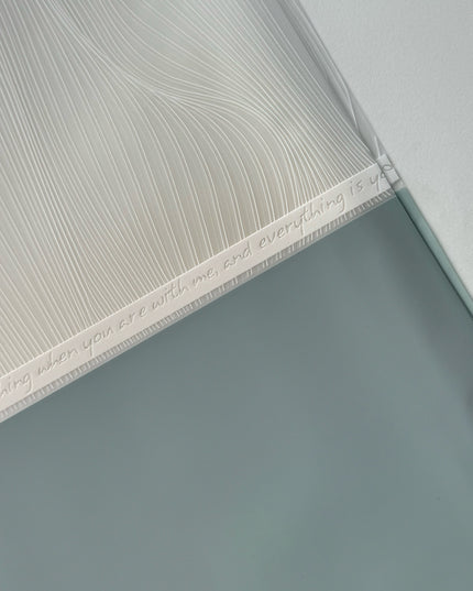 Ambalaj buchet flori waterproof 60x60cm mesaj denim