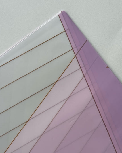 Ambalaj buchet flori waterproof 60x60cm mov linii