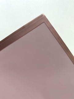 Ambalaj waterproof roz mediu margine aurie