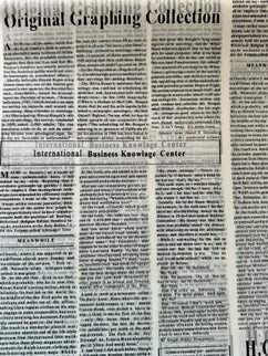 Ambalaj waterproof 60x60cm ziar alb scris negru