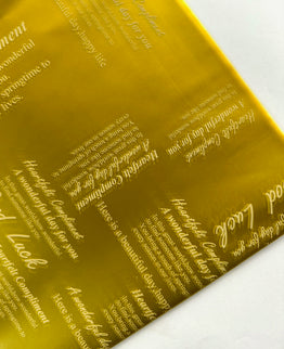 Ambalaj waterproof ziar auriu