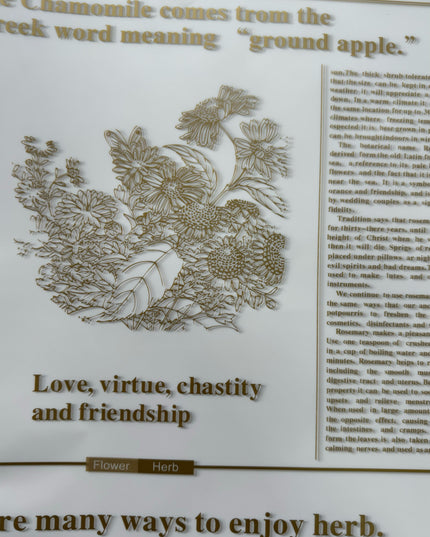 Ambalaj waterproof ziar herbal alb auriu