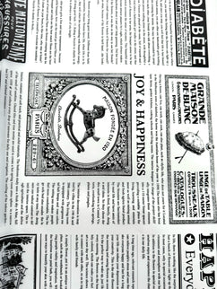 Ambalaj waterproof ziar happy everyday alb