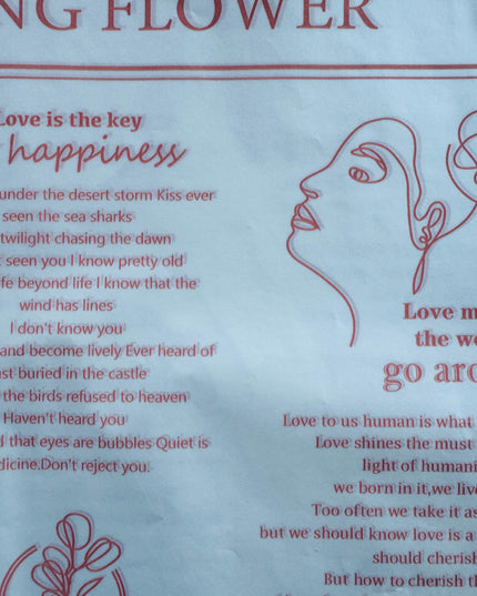 Ambalaj hartie de matase ziar alb roz