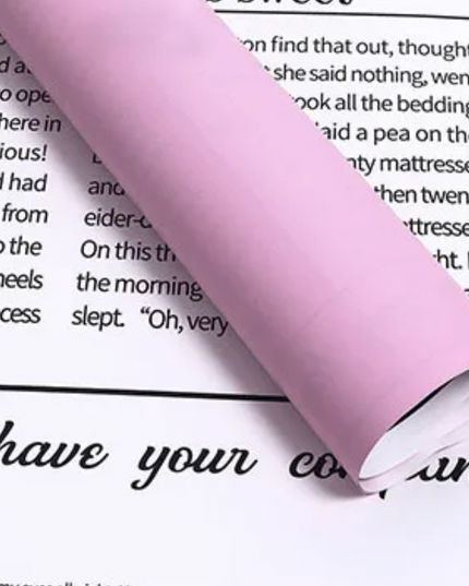 Ambalaj waterproof 60x60cm ziar duo roz mediu