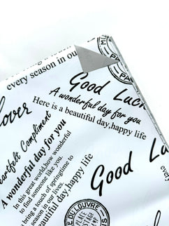 Ambalaj waterproof 60x60cm ziar stampila duo gri