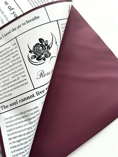 Ambalaj waterproof 60x60cm ziar duo burgundy