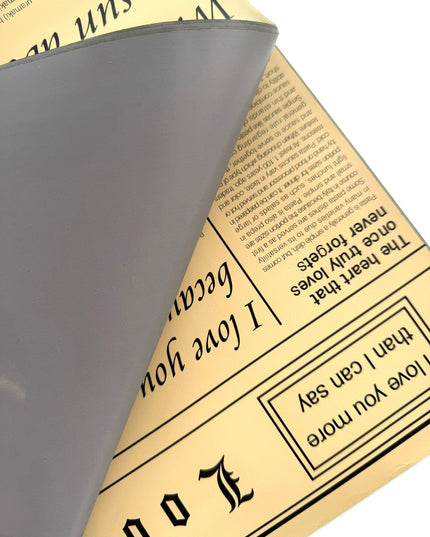 Ambalaj waterproof 60x60cm ziar duo antracit