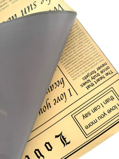 Ambalaj waterproof 60x60cm ziar duo antracit