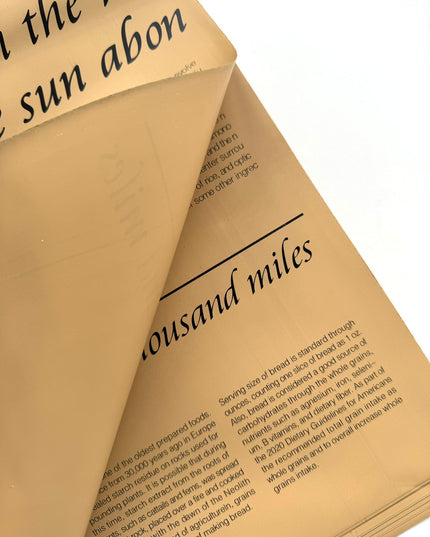 Ambalaj waterproof 60x60cm ziar duo gold