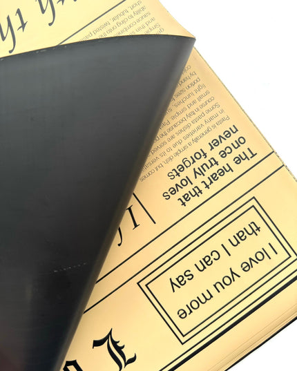 Ambalaj waterproof 60x60cm ziar duo negru