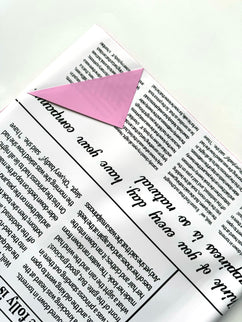 Ambalaj waterproof 60x60cm ziar duo roz - alb