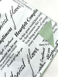 Ambalaj waterproof 60x60cm ziar duo verde