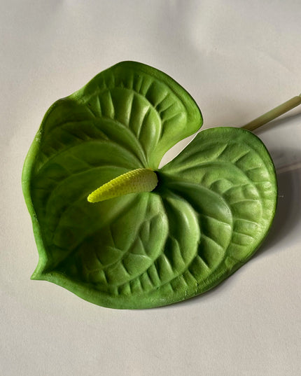 Anthurium artificial verde