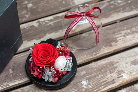 Aranjament trandafir criogenat 3 giftbox