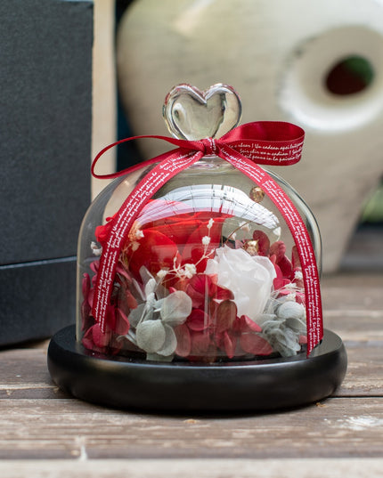 Aranjament trandafir criogenat 3 giftbox