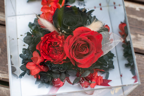 Aranjament trandafir criogenat 6 oglinda