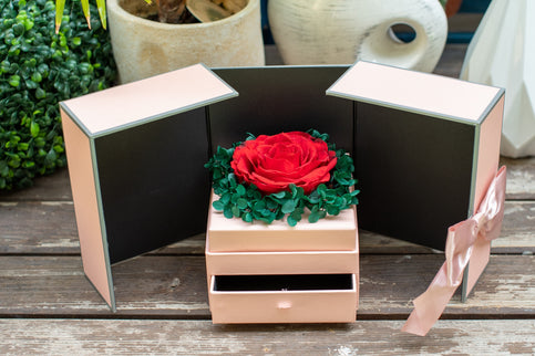 Aranjament trandafir criogenat 8