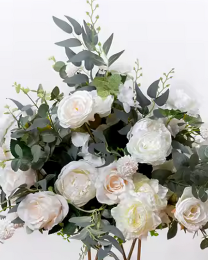 Aranjament flori artificiale 38cm alb