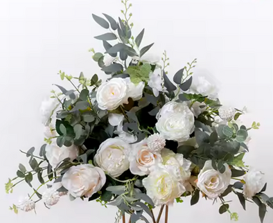 Aranjament flori artificiale 38cm alb