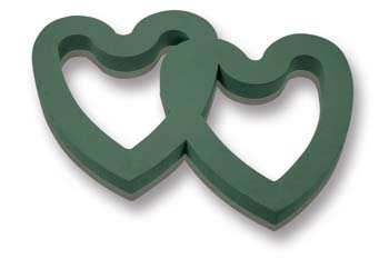 Burete inima dubla 26X17CM