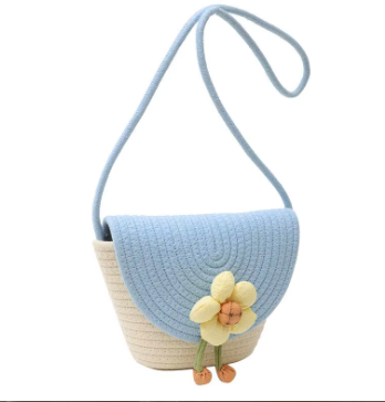 Cos flowers Alma albastru