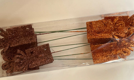 Pick gift 5/5/7CM S/8 maro-portocaliu