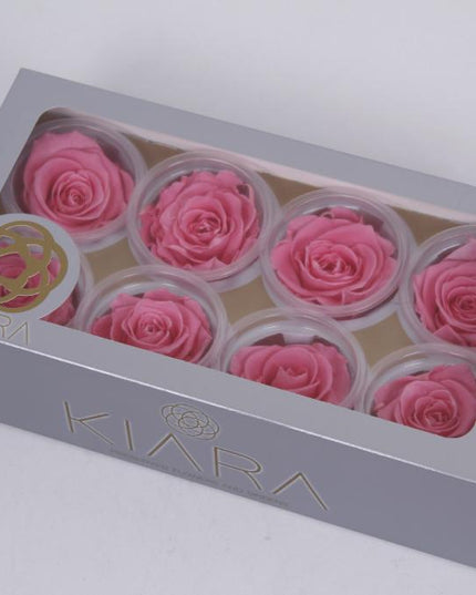 Trandafir criogenat Ø5.5-6cm roz mediu