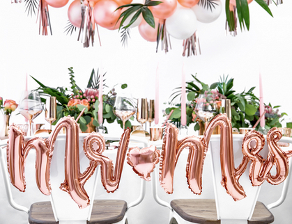 Baloane folie Mr+Mrs 69x125cm