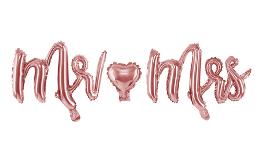 Baloane folie Mr+Mrs 69x125cm