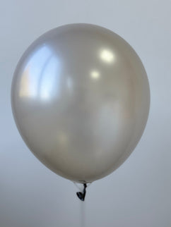 Baloane latex argintiu metalizat 30cm s/100