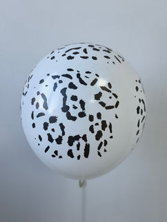 Baloane latex albe ghepard 30cm S/100
