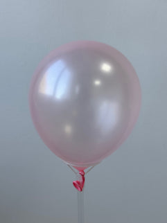Baloane latex roz metalizat 30cm S/100