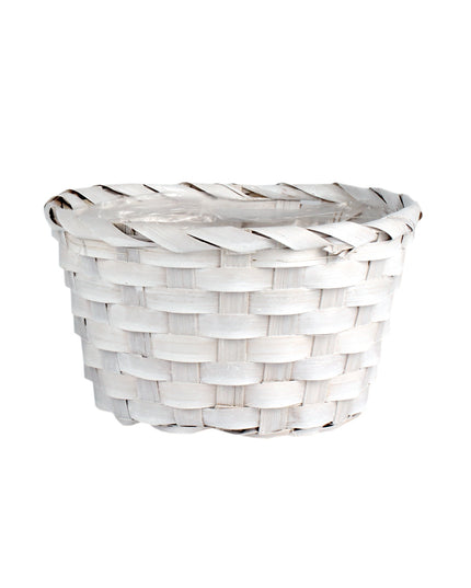 Cos jakarta Ø15x8cm alb