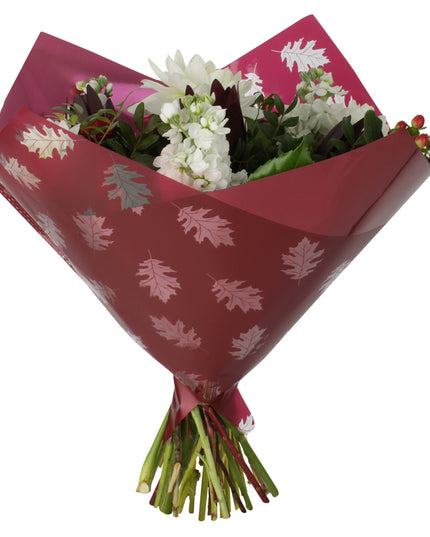 Sleeve 35x35cm frunze visiniu