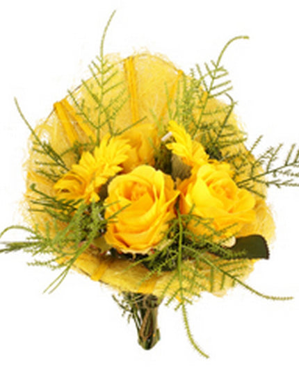 Suport buchet sisal S/10 galben