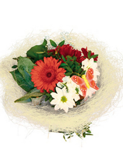 Suport buchet Ø30cm sisal crem S/10