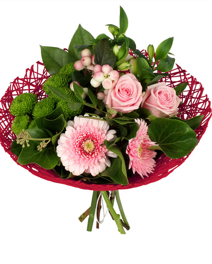 Suport buchet twist Ø20cm rosu S/10