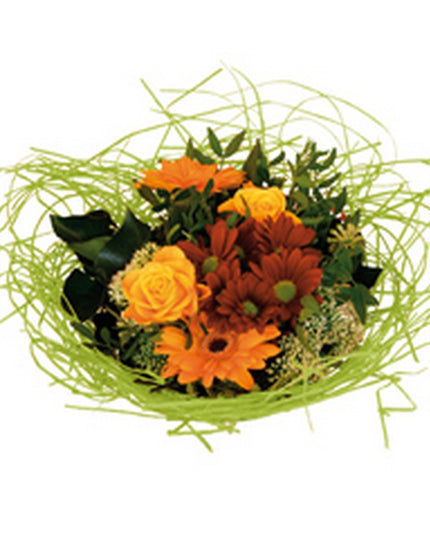 Suport buchet Ø20cm woody verde S/10