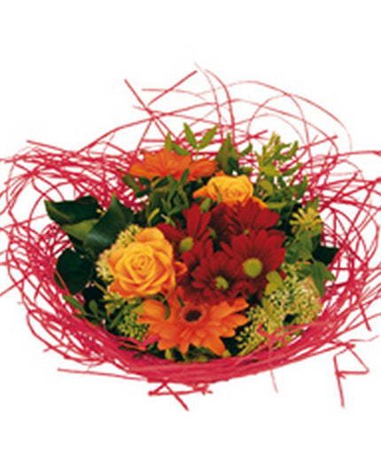 Suport buchet Ø20cm woody rosu S/10