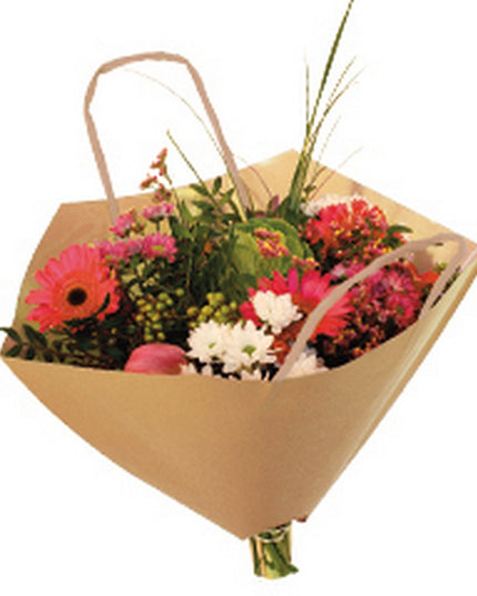 PLASA PENTRU BUCHET DE FLORI NATUR 35x35cm