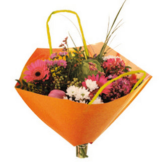 PLASA PENTRU BUCHET DE FLORI PORTOCALIU 35x35cm